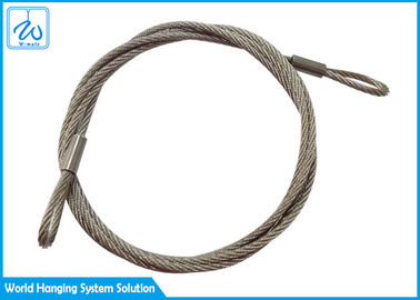 слинги глаз &amp; глаз веревочки провода нержавеющей стали 7кс19 6мм для системы индикации кабеля воздушных судн