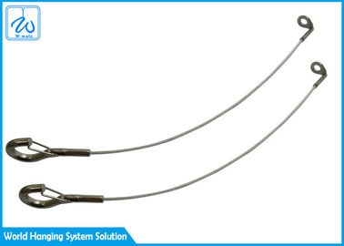 сборки кабеля веревочки провода слинга кабеля 1.5мм с крюком и глазом загиба