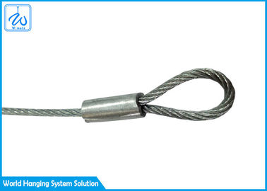 PVC покрыл отверстии веревочки провода нержавеющей стали для талрепа ремня безопасности нейлона
