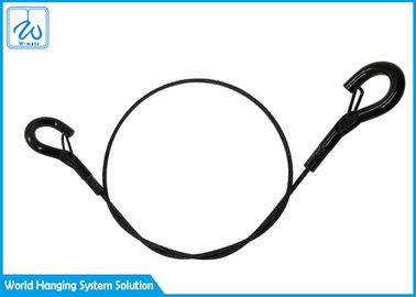 Веревочка провода набора подвеса кабеля с черной пропиткой покрытая для материала Эко талрепа дружелюбного