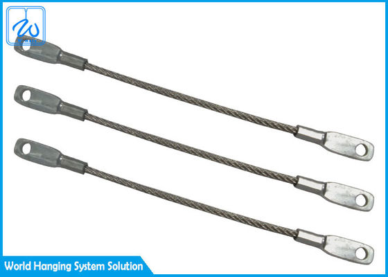 PVC покрыл отверстии веревочки провода нержавеющей стали для талрепа ремня безопасности нейлона