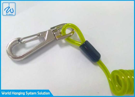 Выполненная на заказ безопасность Retractable стальной талреп катушки кабеля с пластиковой резинкой PU