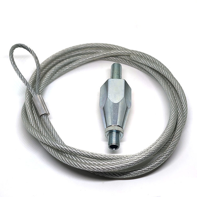 Веревочка стального провода гофрированная с набором подвеса Gripper кабеля щелчкового крюка шарнирнорычажным