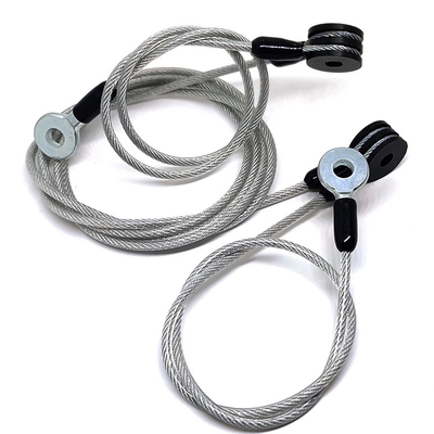 Изготовленные на заказ собрания веревочки провода PVC покрыл прозрачный кабель талрепа привязывают ремень безопасности