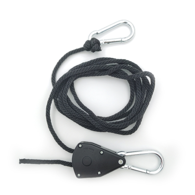 PVC покрыл слинг веревочки провода с щелчковым крюком и отверстии для провода вешалки безопасности