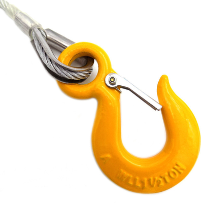 Гальванизированное собрание такелажирования кабеля веревочки стального провода усилило слинг веревочки стального провода Ferrule для подниматься
