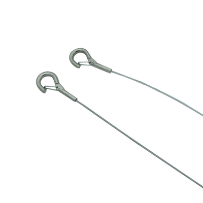 Стальной проволока веревка шланг с крючком для освещения дисплея и виселицы