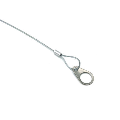 Трос безопасности из нержавеющей стали для динамиков, для крепления к потолку или стене, обеспечивает безопасность подвесных светильников, камер, динамиков DIY в холле, автомобиле, баре, на выставке