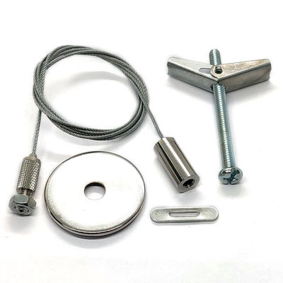 Комплект подвеса светодиодного освещения из нержавеющей стали для панельных светильников