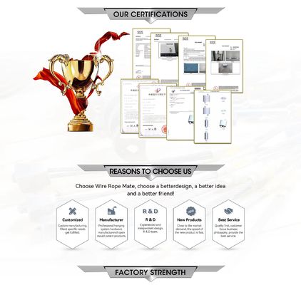 20*20MM 1.2-1.5MM Cable Looping Gripper with 900N Break Load for Lighting Hanging System