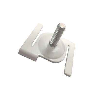 M6 Thread Steel T Bar Clip Connectors Fastening Drywall Light Holders Ceiling Accessories White Paint Lightweight Easy