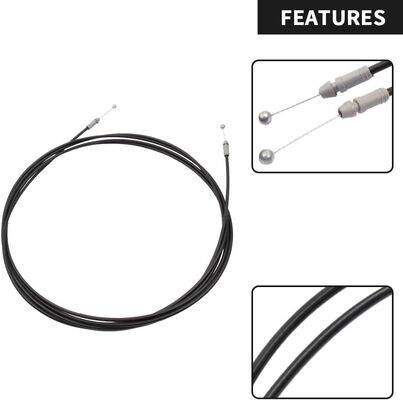 bulk Rear Trunk Release Cable Luggage Control Brake Wire Cable With Pvc Coating