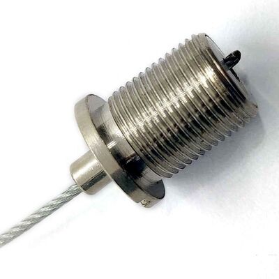 Быстрый медный соединитель с наружной резьбой, захват для кабеля, латунный материал, зажим для стального троса для осветительных аксессуаров