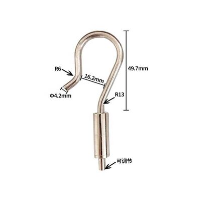High Quality Brass Cable Gripper Adjustable Suspension Hook Hardware Fitting Ceiling Suspension System Light Sign Hanging Clamp