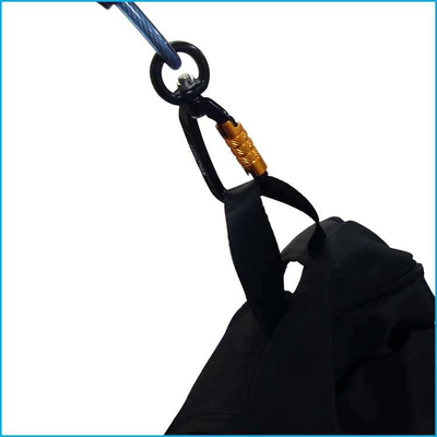 Metal Spring Coil Safety Tool Lanyard High Durability Carabiner Easy Installation Anti Fall Rope for Industrial Outdoor Working