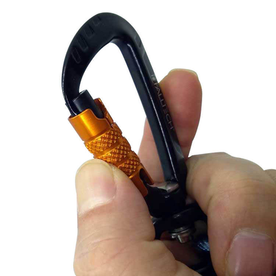 Metal Spring Coil Safety Tool Lanyard High Durability Carabiner Easy Installation Anti Fall Rope for Industrial Outdoor Working