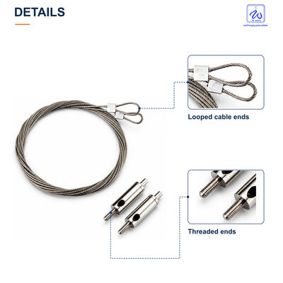Cable Clamp for Ceiling Lights and Picture Hanging