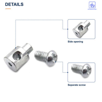 Cylindrical Cable Clamp with Side Screw
