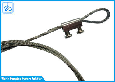 Кабель безопасностью конца и крюка петли веревочки провода Сус304 для потолка приведенного вниз освещает