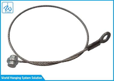 Гальванизированный талреп веревочки провода с концевой заделкой отверстии для вися потолочного освещения