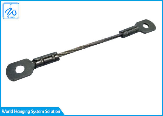 2mm покрытый слинг веревочки провода безопасности глаза нержавеющей стали кабеля безопасности весны расширения PVC
