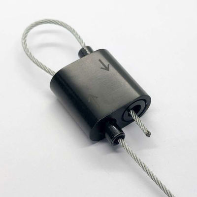 Чувствительные двухсторонние замки Gripper кабеля с черной пропиткой 1.5mm проводом нержавеющей стали для освещения