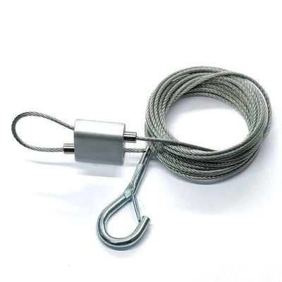 Вися системы провода закрепляя петлей подвесной кабель набора с ясным крюком для смертной казни через повешение
