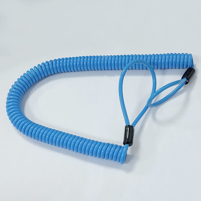 Талреп инструмента кабельной проводки спирали упругого троса спиральный с пластиковыми рукавами