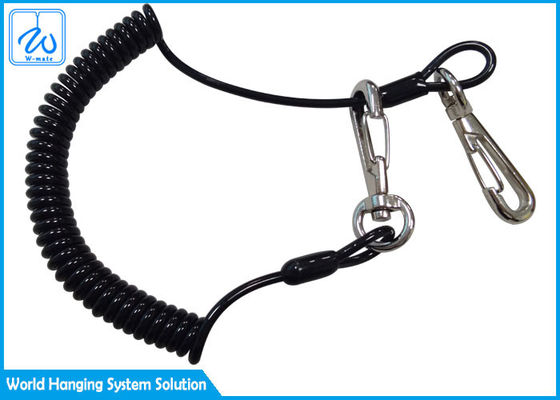 PU OEM покрыл Retractable талреп инструмента с Carabiner