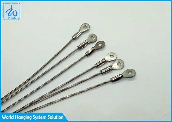 Нейлон покрыл веревочку провода 2.5mm нержавеющей стали для систем подвеса
